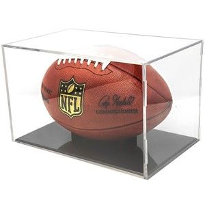 Ballqube Regulation Football Display Stand Grandstand  UV Protection  Black Base